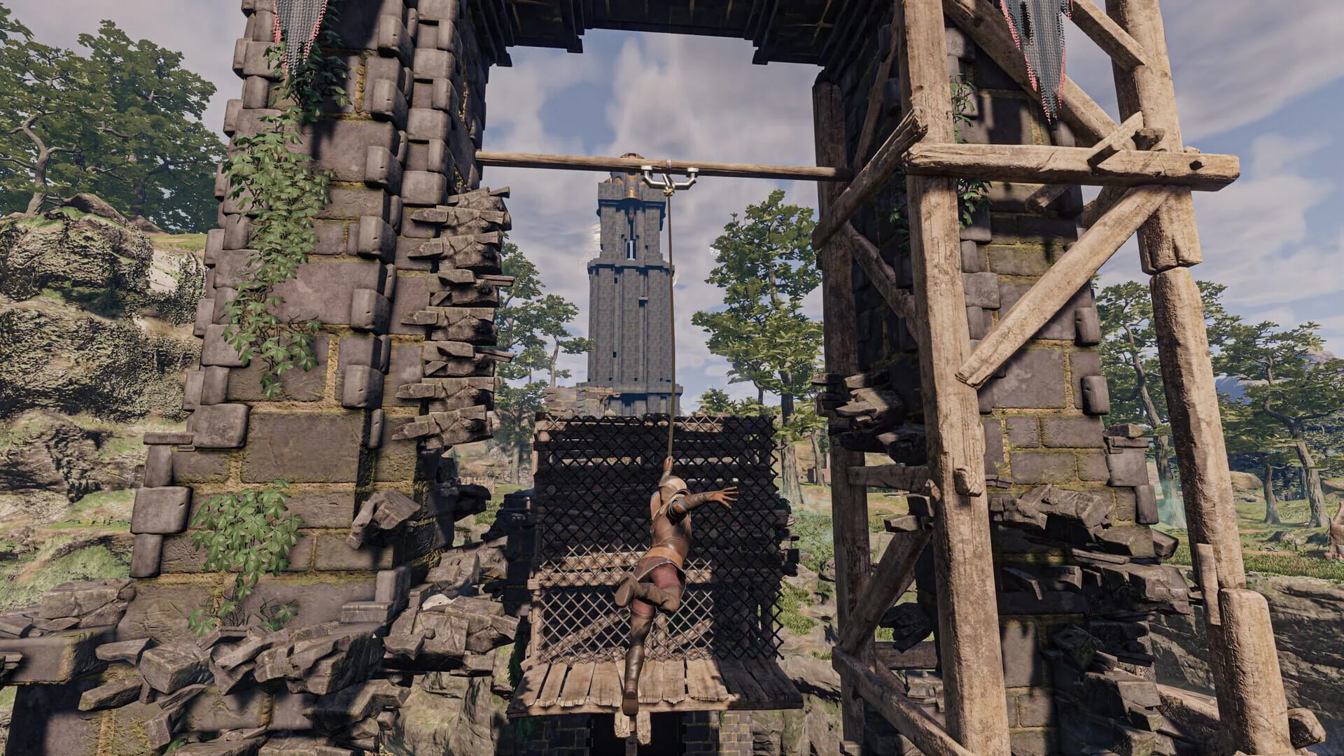 Enshrouded Shroud ESP through fog and ruins